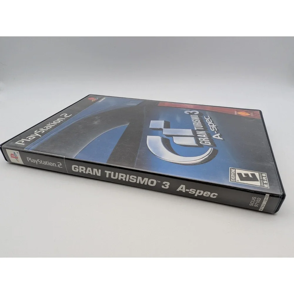 Gran Turismo 3 A-Spec Sony PlayStation 2 PS2 Complete CIB Black Label - Tested